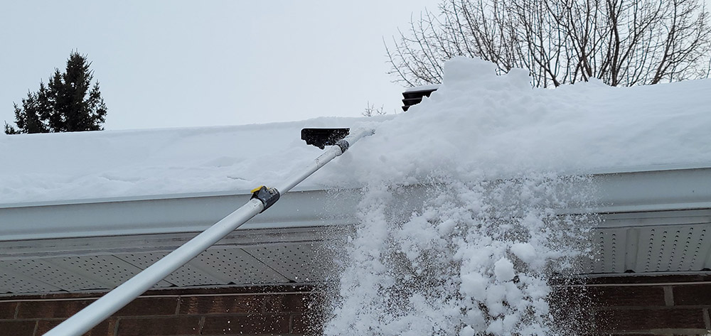 Déneiger toit Boucherville